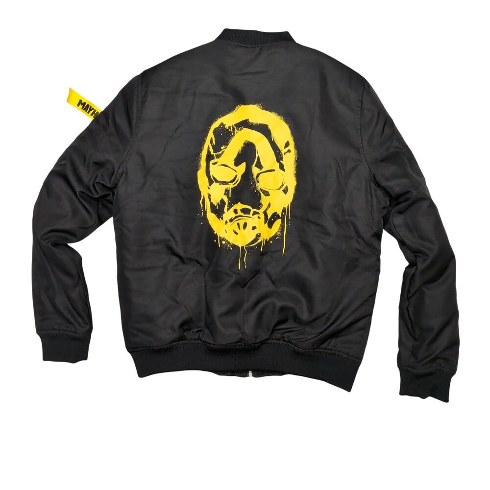 Borderlands 3 Mayhem Vault Bomber Jacket Men's Large Gamer Skater Streetwear